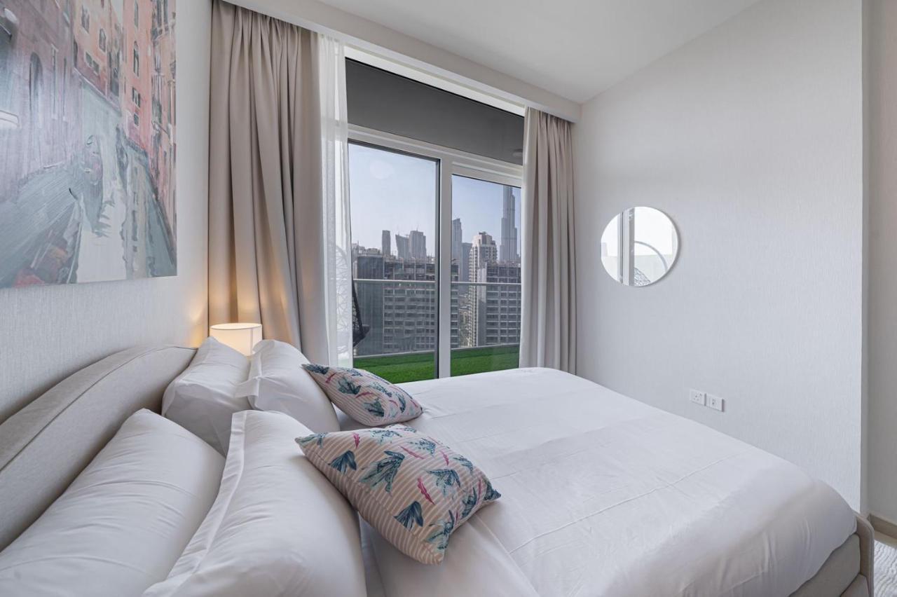 Alluring 1 Bd Apartment In Business Bay With Burj Khalifa View Dubaj Exteriér fotografie
