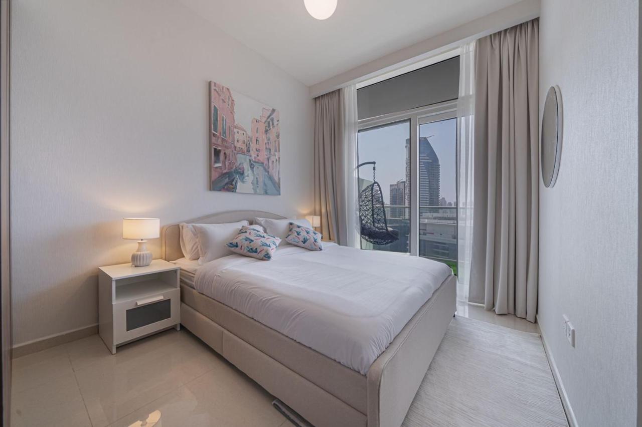 Alluring 1 Bd Apartment In Business Bay With Burj Khalifa View Dubaj Exteriér fotografie